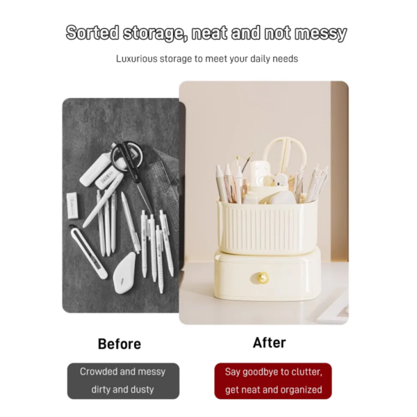 Double Rotating Makeup Brush Organizer(50% OFF)