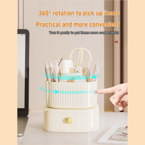 Double Rotating Makeup Brush Organizer(50% OFF)